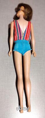 Vintage 1965 Barbie American Girl Bendable Legs #1070 Original Owner