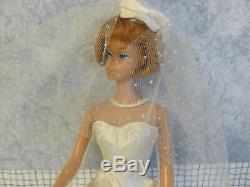 Vintage 1965 Barbie BEAUTIFUL BRIDE on AMERICAN GIRL DOLL COMPLETE