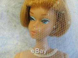 Vintage 1965 Barbie BEAUTIFUL BRIDE on AMERICAN GIRL DOLL COMPLETE