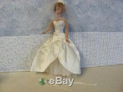 Vintage 1965 Barbie BEAUTIFUL BRIDE on AMERICAN GIRL DOLL COMPLETE