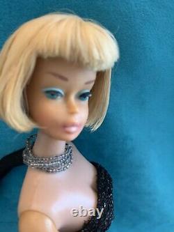 Vintage 1966 Blonde American Girl Barbie #982 Solo In the Spotlight (Original)