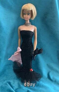 Vintage 1966 Blonde American Girl Barbie #982 Solo In the Spotlight (Original)