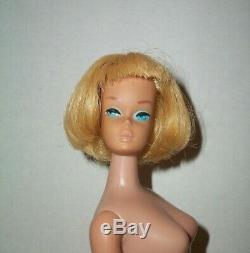 Vintage 1966 Japan Longer Blonde American Girl Barbie Bend Leg Doll Very Nice