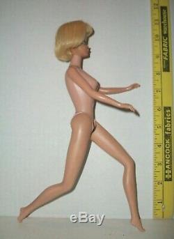 Vintage 1966 Japan Longer Blonde American Girl Barbie Bend Leg Doll Very Nice