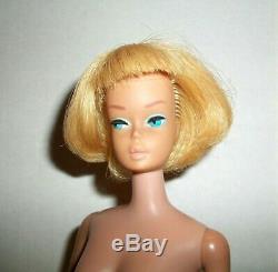 Vintage 1966 Japan Longer Blonde American Girl Barbie Bend Leg Doll Very Nice