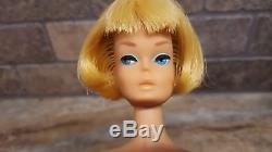 Vintage American Girl Barbie Doll Blonde Original withstand, heels, swimsuit