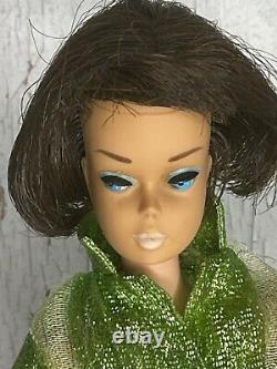 Vintage American Girl Barbie Doll Dark Brunette Hair Bendable Legs 1958