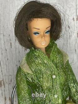 Vintage American Girl Barbie Doll Dark Brunette Hair Bendable Legs 1958