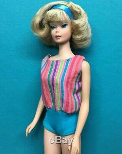 Vintage American Girl Blonde Japanese Side Part Barbie Doll byApril