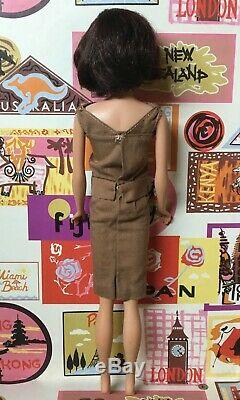 Vintage American Girl Dark Brunette Japanese Side Part Barbie Doll byApril