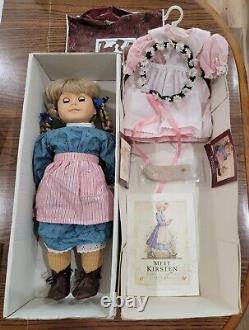 Vintage American Girl Kirsten Larson Doll ALSO INCLUDES Birthday Outfit