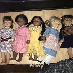 Vintage American Girl Lot 5 Dolls