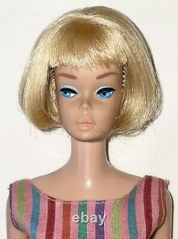 Vintage Barbie American Girl Blonde Straight Leg-oss Incl Paper Japan Tag+shoes