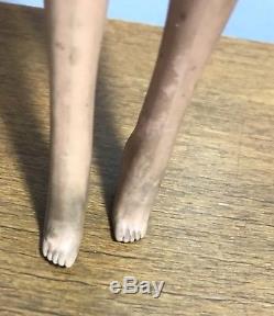 Vintage Barbie American Girl Doll 1958 Brunette Mattel broken leg