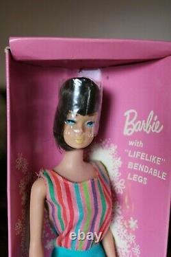 Vintage Barbie American Girl in box with stand booklet shoes original wrist tag