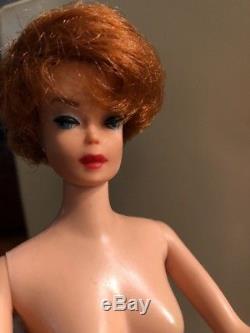 Vintage Barbie TITAN red BubbleCut Barbie Doll with AMERICAN GIRL FACE! . Nice