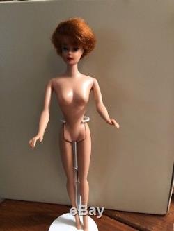 Vintage Barbie TITAN red BubbleCut Barbie Doll with AMERICAN GIRL FACE! . Nice