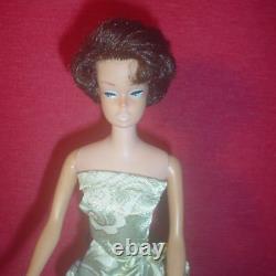 Vintage Bubblecut Barbie Doll Rare American Girl Face 1958 Mark Neck Rim