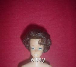 Vintage Bubblecut Barbie Doll Rare American Girl Face 1958 Mark Neck Rim