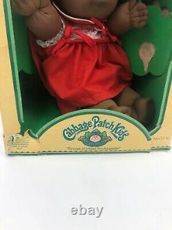 Vintage Cabbage Patch Doll African American Girl Yarn Hair with box- Please read