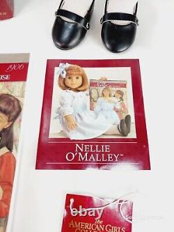 Vintage Original Nellie O'Malley American Girl Doll in Meet Outfit with Box & Book