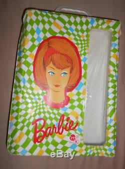 Vintage Side Part American Girl Barbie Rare 1958 Mattel Diamond Doll Case