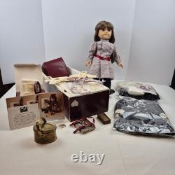 Vtg 1989 Pleasant Company American Girl Samantha Doll White Body Outfits Box Lot