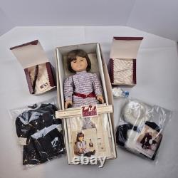 Vtg 1989 Pleasant Company American Girl Samantha Doll White Body Outfits Box Lot
