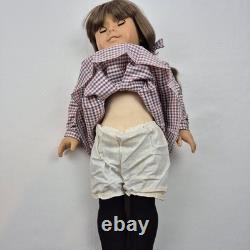 Vtg 1989 Pleasant Company American Girl Samantha Doll White Body Outfits Box Lot