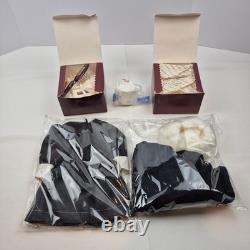 Vtg 1989 Pleasant Company American Girl Samantha Doll White Body Outfits Box Lot