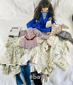 Vtg Samantha Pleasant Company American Girl Doll 1986-87 Big Tooth & Accessories