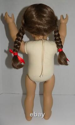 WHITE BODY Molly ORIG BRAIDS Pleasant Co American Girl Doll Meet Accessories BOX
