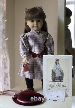 White Body Samantha American Girl Doll + 10 Outfits & Accessories (Vintage Lot)