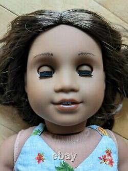 Willa Custom American Girl Doll OOAK Dark Brown Curly Hair Hazel Eyes Sonali